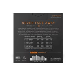 D'Addario XTAPB1047-3P, Strenges�t Western XT Phos.Bronze 010-047, 3-pack